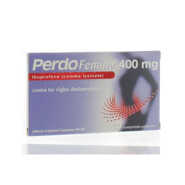 PERDOFEMINA COMPRIMES 30 X 400 MG : Règles douloureuses