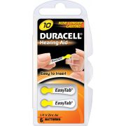 Duracell Easytab Hoorbatterij Da10 6 Geel