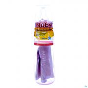 Nûby Biberon pastel avec tétine anti-colique - 240ml - 3m+