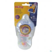 Nûby Biberon avec tétine SoftFlex™ anti-coliques – débit lent - 180ml - 0m+