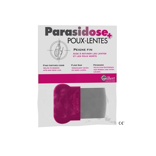 PARASIDOSE PEIGNE A POUX EN ACIER 