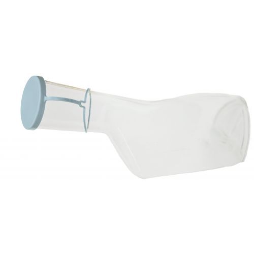 PHARMEX URINAL POUR HOMME PLASTIQUE TRANSPARENT AVEC COUVERCLE