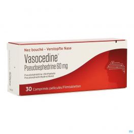 Vasocedine Pseudoefedrine Tabl 30