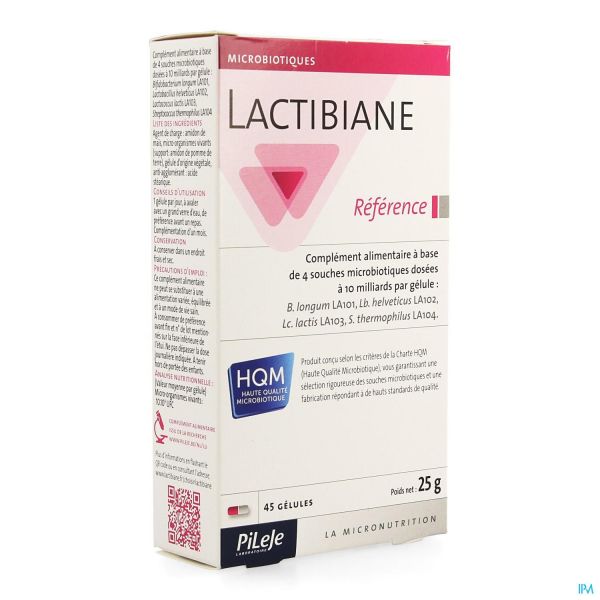 Lactibiane Reference Caps 45 Flore Intestinale Pharmacodel Votre Pharmacie En Ligne