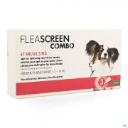 Fleascreen Combo 67mg/60,3mg Spot On Chien Pipet 3