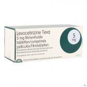 Levocetirizine Teva 5mg Comp Pell 60 X 5mg