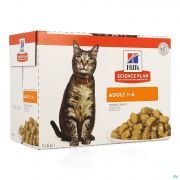 Hills Pet Nutrition Hills Science Plan Feline Adult Chicken 12 X 85 g - Vue détail 1
