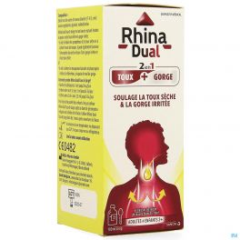 Rhina Dual Hoest Keel Siroop 100ml