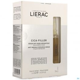 Lierac Cica Filler Serum A/rimpel Herst.amp 3x10ml