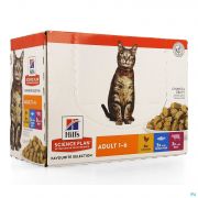 Hills Pet Nutrition Hills Sc.plan Feline Adult Multip. Classic 12X85G - Detail 1