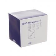 Bd Microlance 3 Aiguilles 22G 2 Rb 0,7 X 50 Mm Noir (100) - Vue détail 1