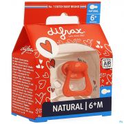 Difrax Fopspeen Natural +6M I Love - Detail 1