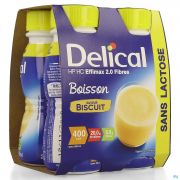 Delical Effimax 2.0 Biscuit 4 X 200 ml - Vue détail 1