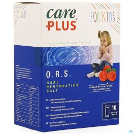 Care Plus Ors Kids Raspberry Sachet 10x5,3g