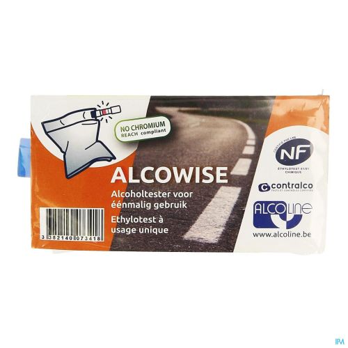 Alcowise Alcoholtester Eenmalig Gebruik