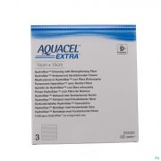 Aquacel Extra Pans Hydrofiber+renf.fibr.15x15cm 3