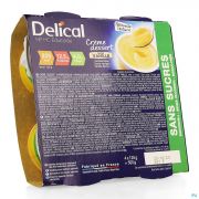 Delical Creme Dessert Hp Hc Sans Sucre Vanille 4 X 125 g - Vue détail 1