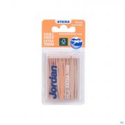 Jordan Tandenstokers Extra Dun 2-zijdig 140