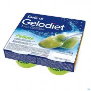 Delical Gelodiet gelwater gesuikerd groene Appel 4X120G - Detail 1
