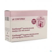 Fagron Confosept Doekjes Desinfect. Alcohol 70% 20 - Detail 1