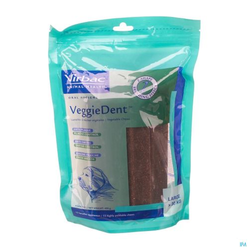Veggiedent Chien 30kg Lamelles A Macher 15