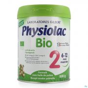 Physiolac Bio 2 Lait Pdr Nf 800g