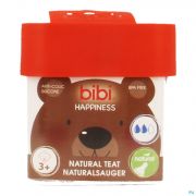 Bibi Zuigspeen Happiness Fles 3+