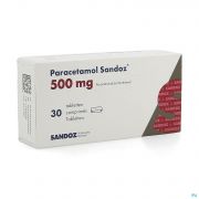 Paracetamol 500Mg Sandoz Tabl 30 - Detail 1