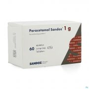 Paracetamol 1G Sandoz Tabl 60 - Detail 1