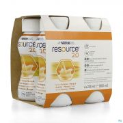Nestle Resource 2.0 Ananas-Mangue 4 X 200 ml - Vue détail 1