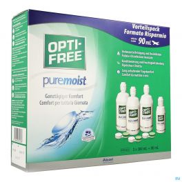 Opti-free Puremoist M.purpos.desinf.3x300ml+3 Etui