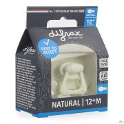 Difrax Sucette Natural +12 Mois Uni Creme - Vue détail 1