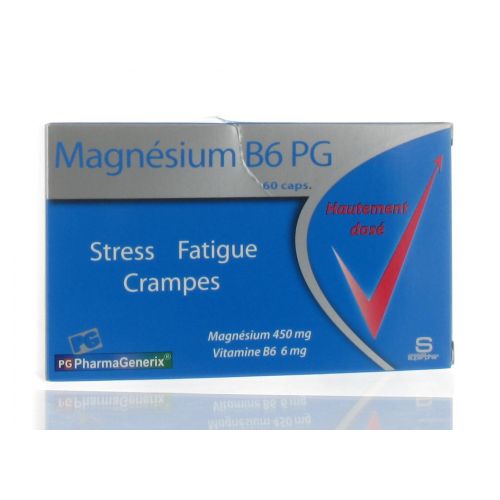 PHARMAGENRIX MAGNESIUM B6 60 CAPSULES