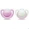 Nuk 2 Fopspenen Maat 0 genius Meisje - Product 1