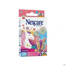 Nexcare Happy Kids Girls 20