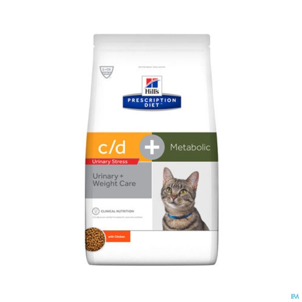 HILLS PRESCRIPTION C/D STRESS + METABOLIC FELINE 8 KG Alimentation Pharmacodel, Pharmacie en