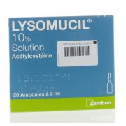 LYSOMUCIL AMPOULES 20 X 3 ML 10 %