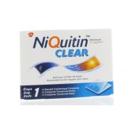 NIQUITIN CLEAR PATCHS 14 X 21 MG
