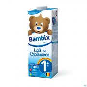 Bambix Lait De Croissance Nature 1+ 1 Litre - Vue détail 1