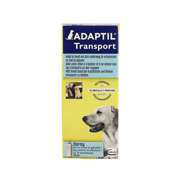 ADAPTIL TRANSPORT SPRAY 20 ML Animaux Pharmacodel, votre Pharmacie en Ligne