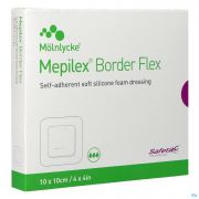Mepilex Border Flex Pansement 10 X 10 Cm (5) - Vue détail 1