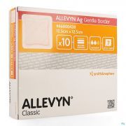 Smith & Nephew Allevyn Ag Pansement Adhesive Silicone 12,5 X 12,5 Cm (10) - Vue détail 1