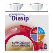 Nutricia Diasip Cappuccino Fles 4X200Ml Nf - Detail 1