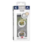 Bibs 1 Tetine Duo Glowindark Sage/cloud 2