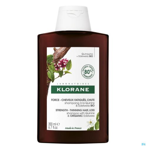 Klorane Capil. Sh Quinine & Edelweiss 200ml Nf