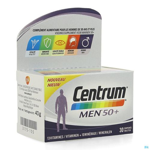 Centrum Men 50+ Comp 30