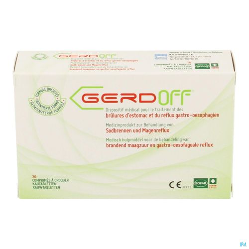 Gerdoff Kauwtabletten 20x1100mg