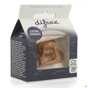 Difrax Sucette Natural + 20 Mois Natural Rouge Brique - Vue détail 1