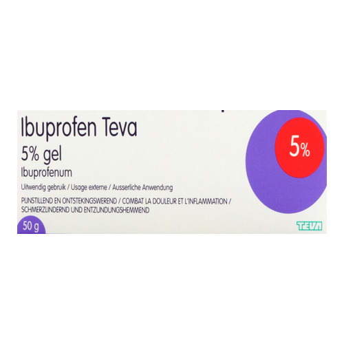 Ibuprofen Teva Gel Tube 50g