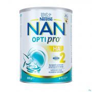 Nestlé NAN Optipro HA 2 Lait de Suite Bébé 6+ 800g